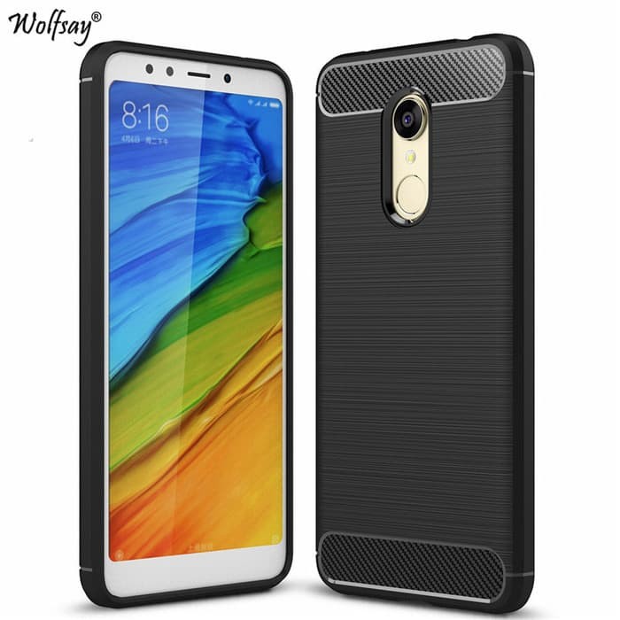Casing Xiaomi Redmi 5 Redmi 5 Plus Carbon Fiber Softcase Ipaky Xiaomi Redmi 5 Plus