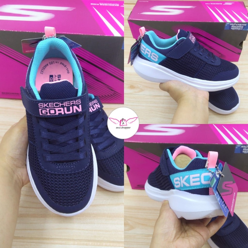 Skechers Sepatu Anak Perempuan Go Run Fast-Viva Valor