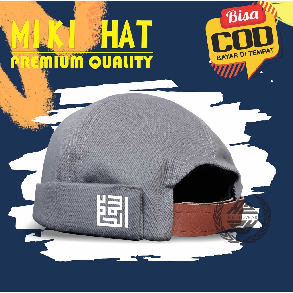 Topi Peci Miki Hat Peci Uas Kufi Alhamdulilah Bahan Daimaru Premium