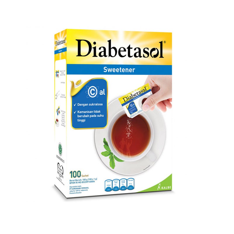 

MONIESHOP - DIABETASOL SWEETENER ISI 100's