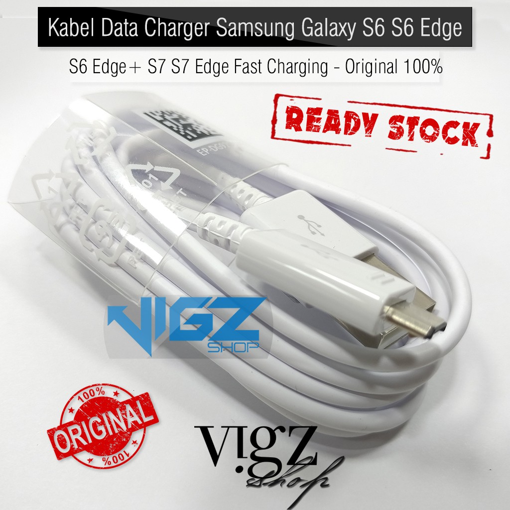 Kabel Data / Charger Samsung Galaxy S6 S6 Edge S6 Edge Plus S7 S7 Edge Fast Charging Original 100%