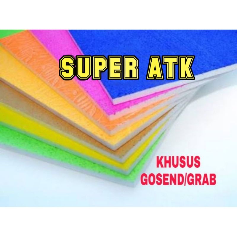 

GABUS WARNA WARNI TEBAL 1,5CM UKURAN 40X60 (ALL COLOUR) MIN ORDER 3BH