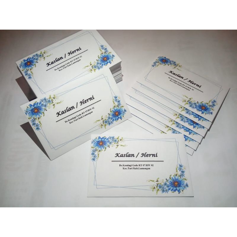

amplop custom isi 100 lembar