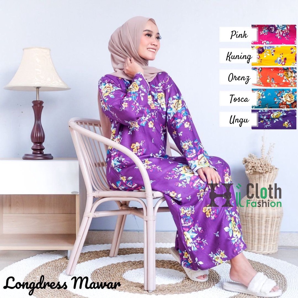 daster muslim | longdres baju santai panjang