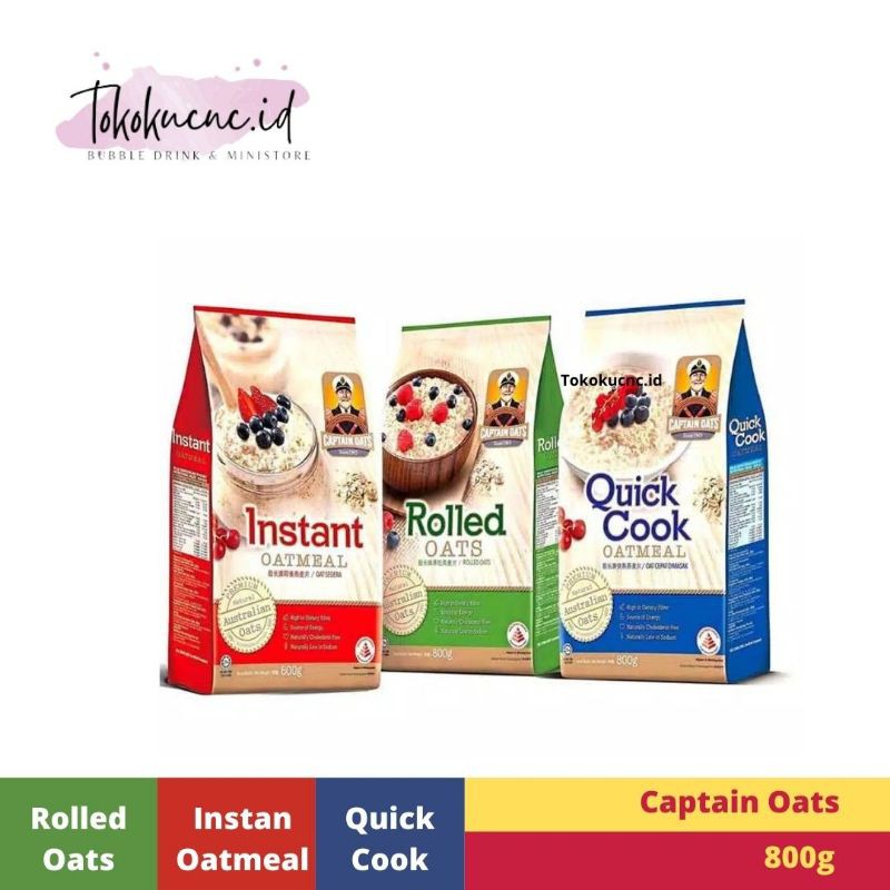 

Captain Oat Instant | Quick Cook | Rolled Oats 800gr