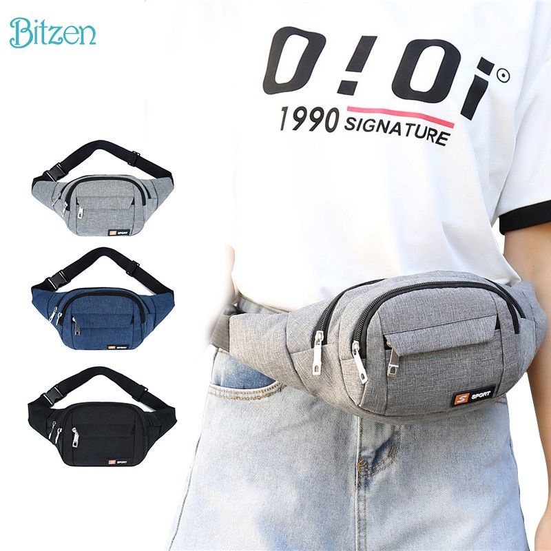 Bitzen tas pinggang pria wanita