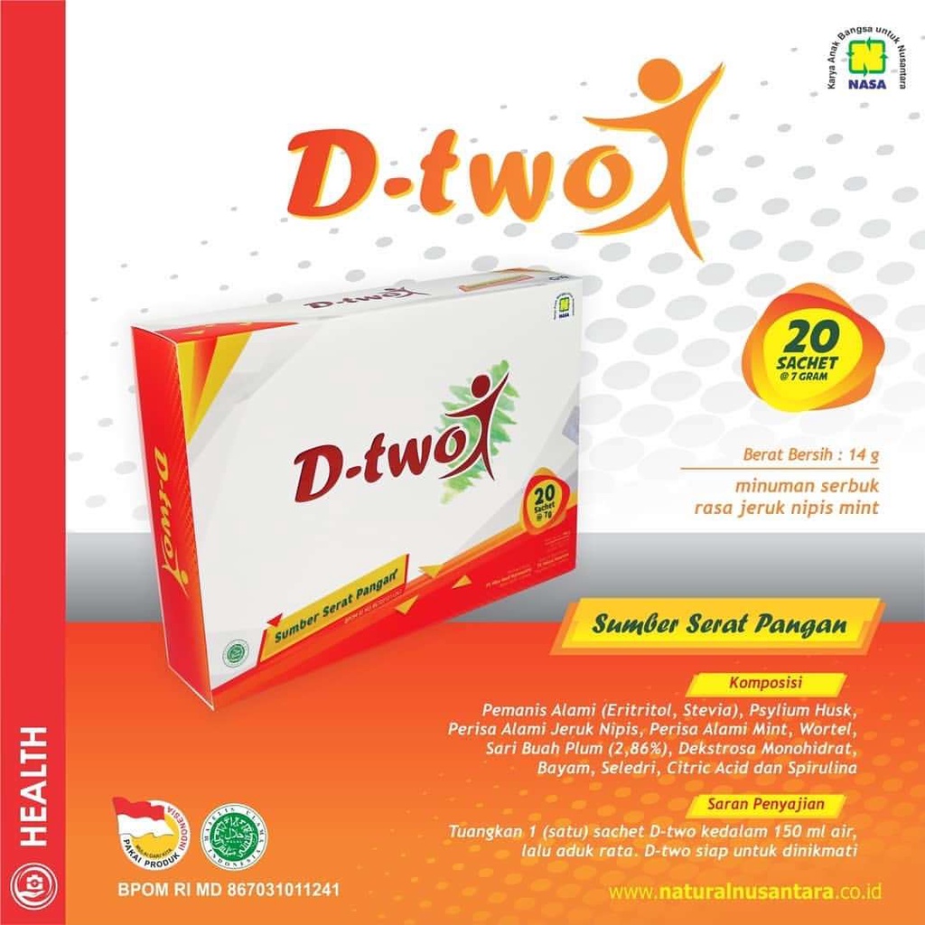 

DTWO / D-TWO / PELANGSING HERBAL ALAMI ORIGINAL NASA 20 SACHET