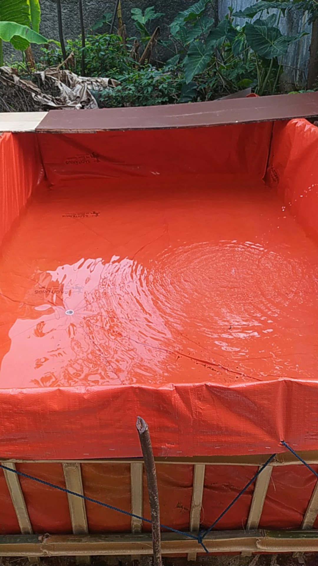 Terpal Jadi A5 Biru Orange Korea Sagitarius ( Ukuran Bebas / M2 )