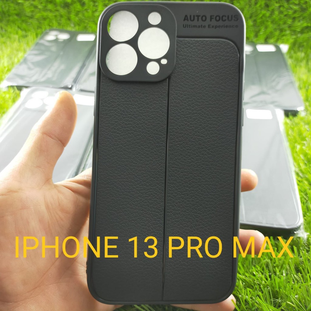 Slim Leather Case Auto Focus Iphone 13 13 Pro 13 Promax 12 PRO 12 11 PROMAX X XR XSMAX 8 PLUS SE 7 + Pelindung Kamera / Protector Camera