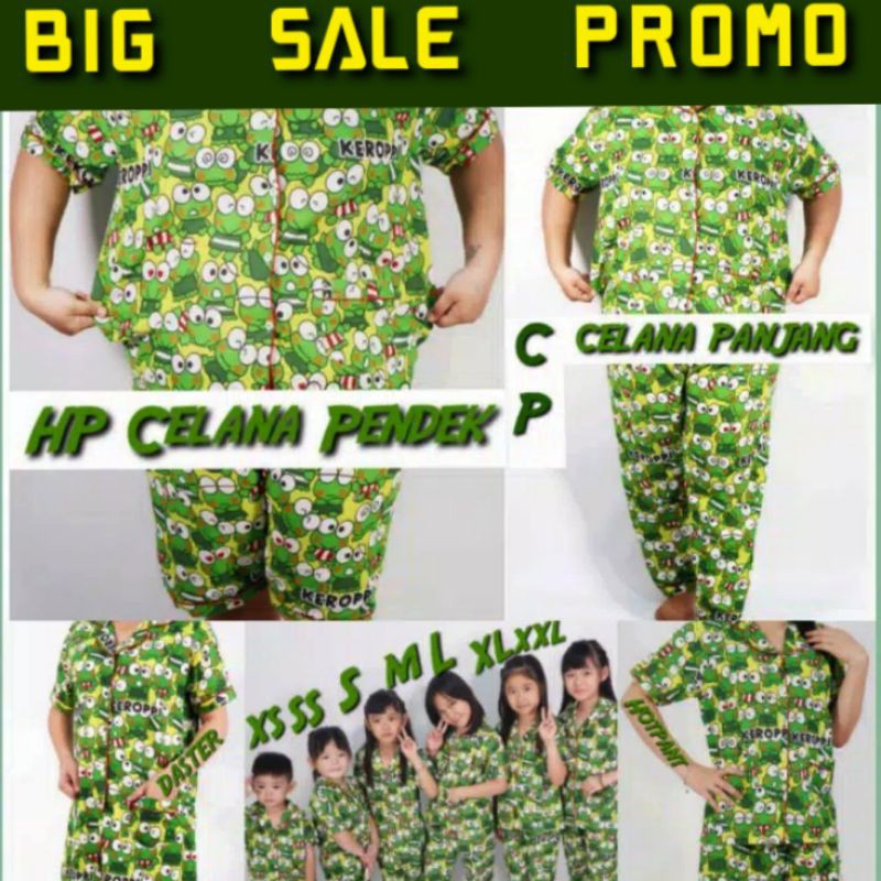 piyama KROPPI mom&amp;kids HP (Celana Pendek)