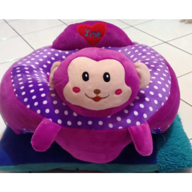 Sofa Bayi Motif Karakter (Alat bantu belajar duduk bayi)