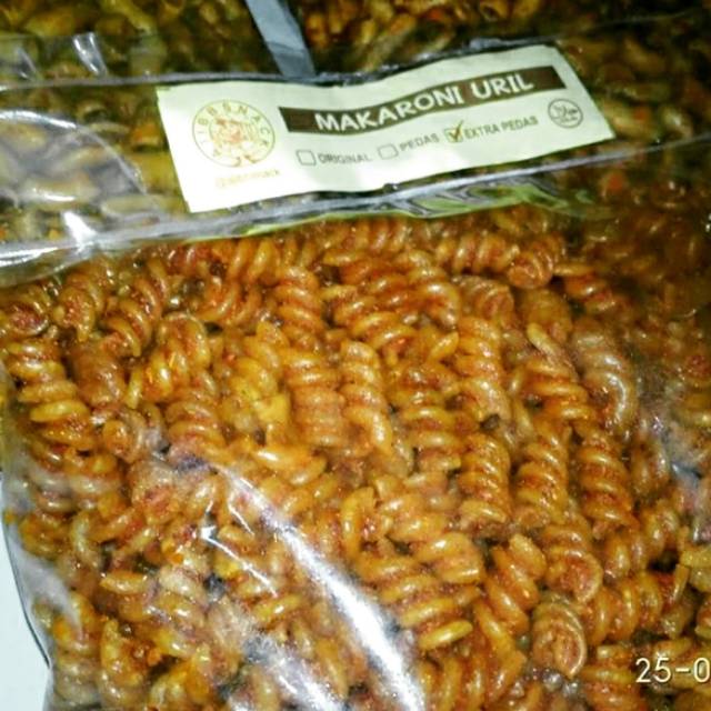 500gr MAKARONI KRIWIL/URIL ENAK PEDAS GURIH