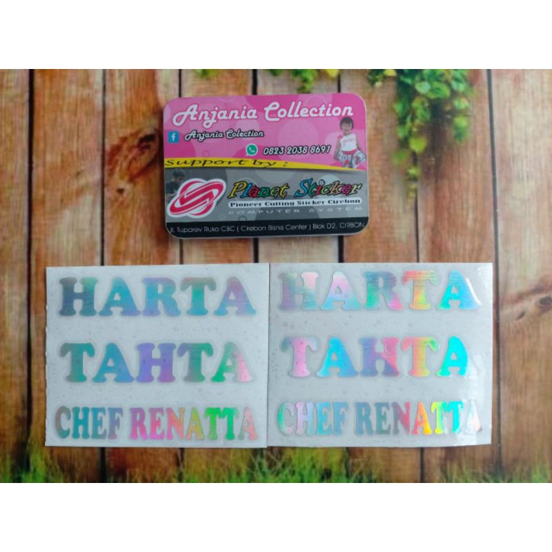 

Stiker Cutting Hologram