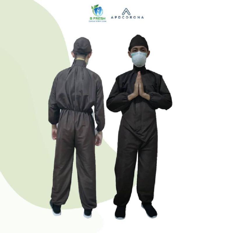 HAZMAT APD CELANA TOPI ANTI AIR WATER PROOF RESISTENT  Surabaya murah laki laki scrub cover all gown