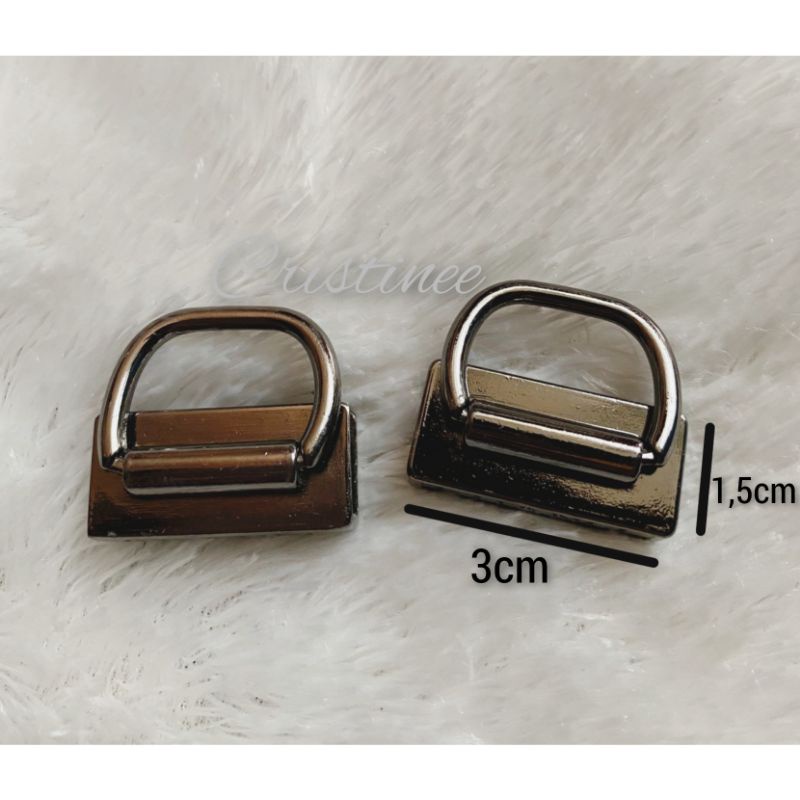 Kuping tas /pengganti ring D (2pcs)