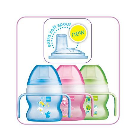 Mam Starter Cup 150ml 4m+ With Handle / Botol susu Spout / Dot Gepeng