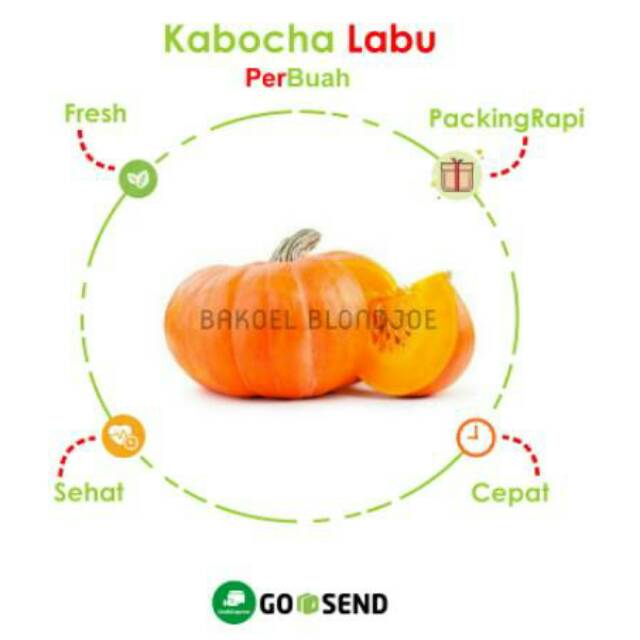 

KABOCA 1KG / LABU JEPANG / PUMPKIN / FRESH VEGETABLES / VEGETABLES / SAYUR SAYURAN SEGAR 1KG