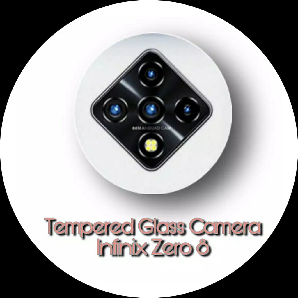 TEMPERED GLASS LENS CAMERA INFINIX ZERO 8 ANTI GORES KAMERA BELAKANG