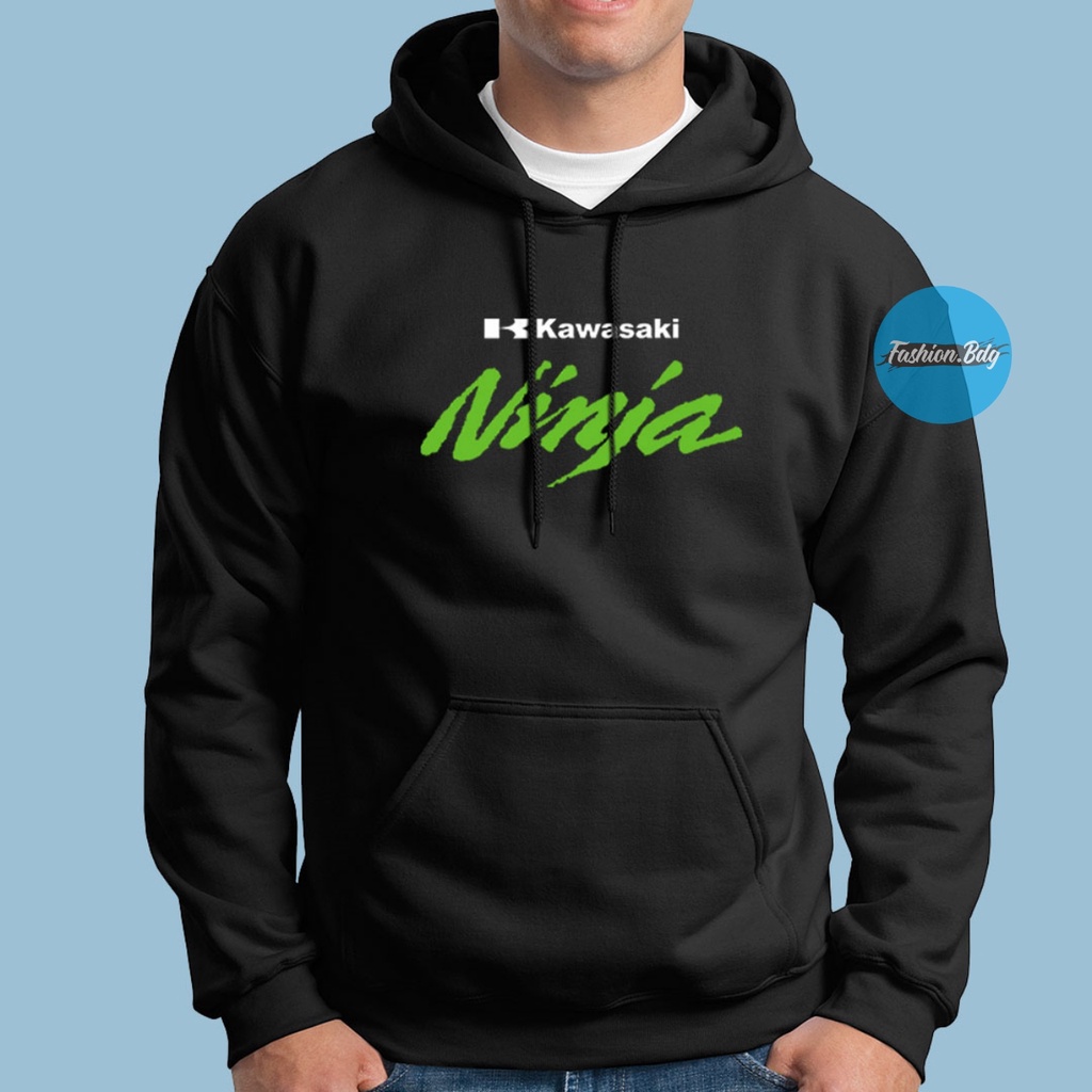 JAKET SWEATER HOODIE PRIA KAWASAKI NINJA