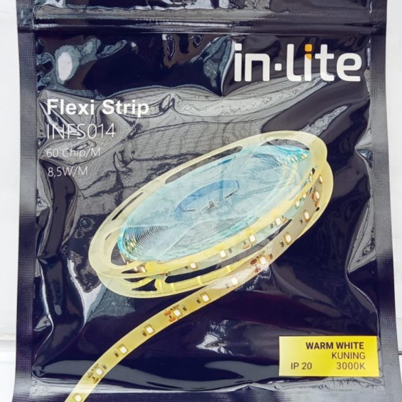 INFS014 IN LITE LED Strip IP20 IP65 Indoor Outdoor 8.5W 60LED/M INFS014-8.5