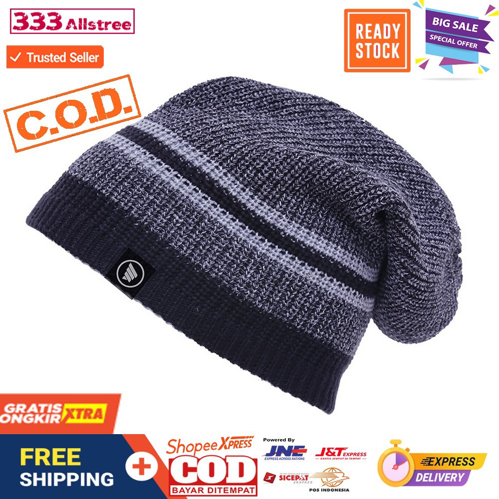 HRCN ~ Kupluk Pria Distro / Beani Hat Premium ~ HWD 8106