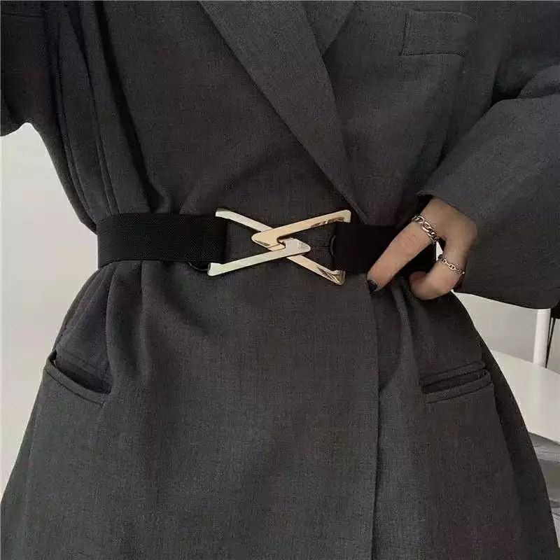 Ikat Pinggang Wanita KARET SEGITIGA//Belt Obi Wanita Korea Aksesoris Fashion