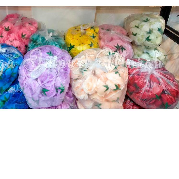 BUNGA MAWAR KUNTUM ISI 100/ARTIFICIAL/BUNGA/PERNIKAHAN/SURABAYA/IMPORT ➹
