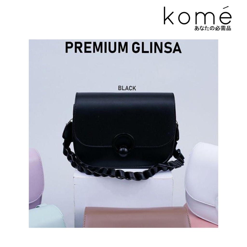 TAS PREMIUM GLINSA  / Tas Premium Murah / Tas Selempang Wanita Kekinian / Tas Wanita Murah