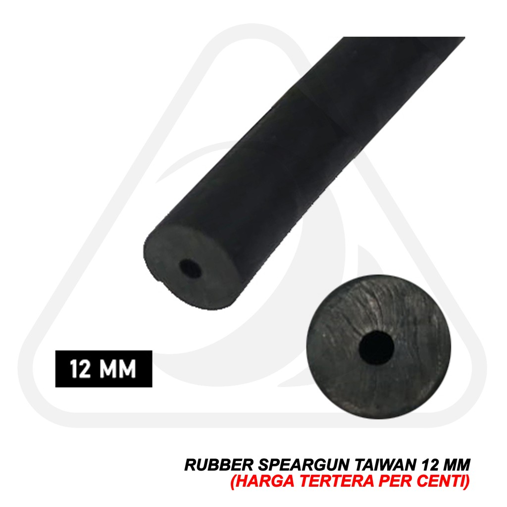 Rubber Speargun 12mm Taiwan Karet Spearfishing Hand Spear Pole Bungee Tembak Panah Ikan Latex Ster