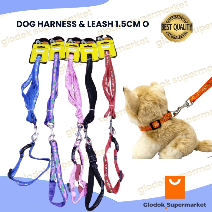 Tali Tuntun Anjing Kucing Rantai Hewan Collar Leash 1.2 meter