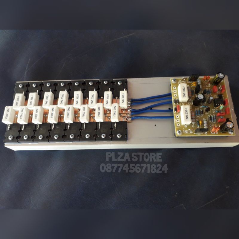 Kit power amplifier socl 506 lengkap 8 set final toshiba dan heatsink kit cocok untuk rumahan/lapang