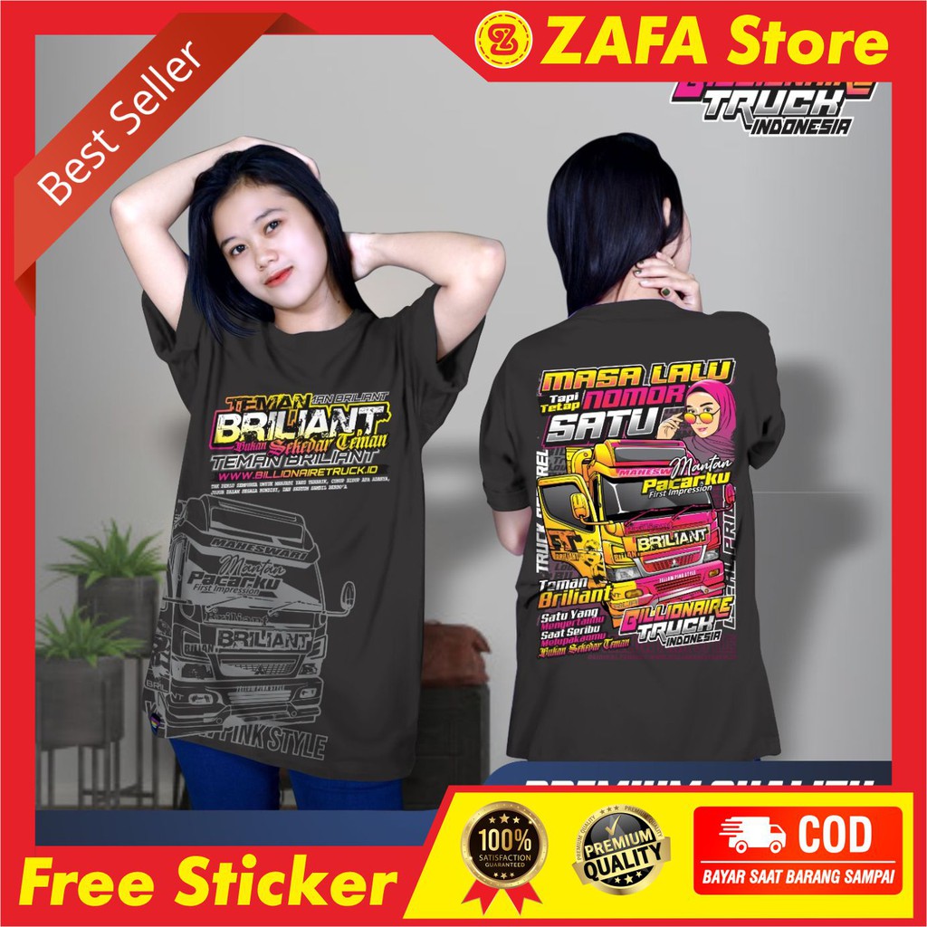 Kaos Truk Briliant Mantan Kaos Truk Canter Mania Baju Canter Kaos Truk Dewasa Billioniare Truck