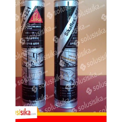 

➾ Sikaflex 221 Black Perekat Lem Polyurethane Sealant ♥