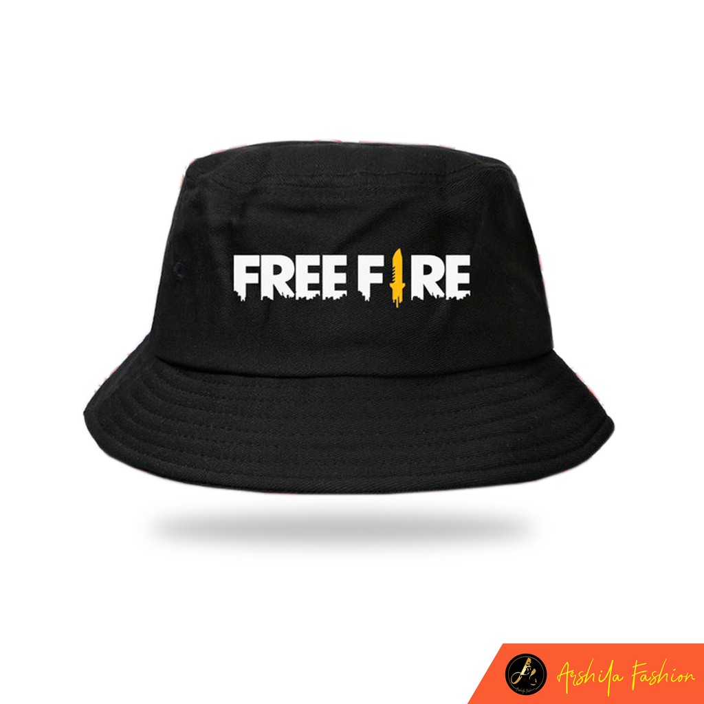 Topi Bucket Anak Laki-laki  free fire/ Perempuan Gambar Game Freefire / Topi Bucket Free fire