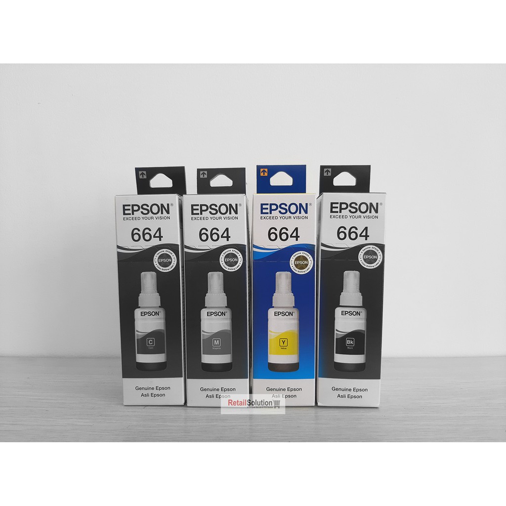 Tinta Epson 664 Original Yellow - Tinta Printer Epson L120 L310 L360