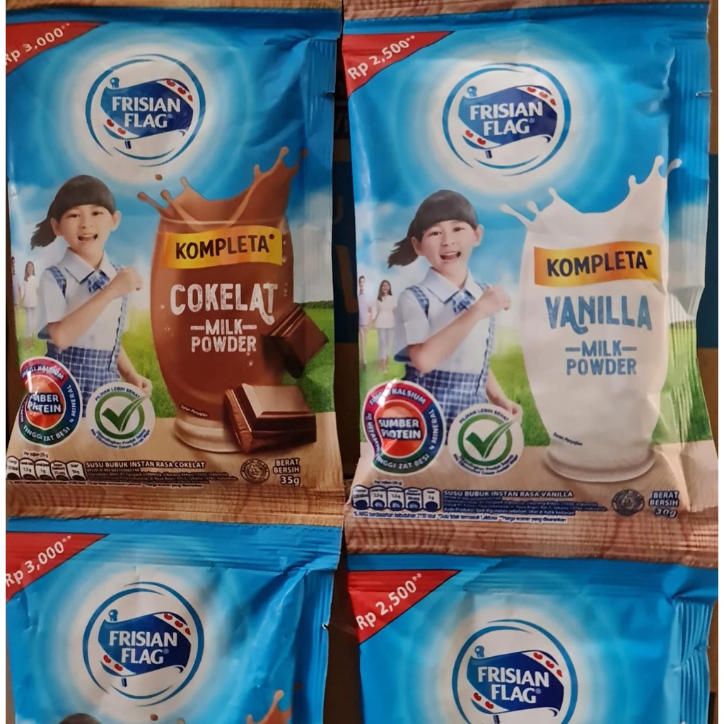 FRISIAN FLAG KOMPLETA BUBUK  1 RENCENG ISI 10