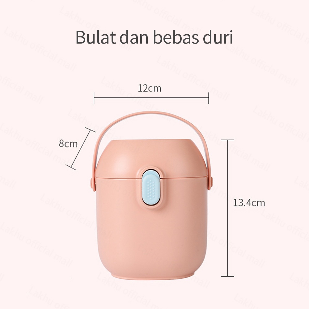 Lakhu wadah tempat susu bubuk bayi/wadah tempat susu bubuk bayi travelling/kotak susu bubuk bayi