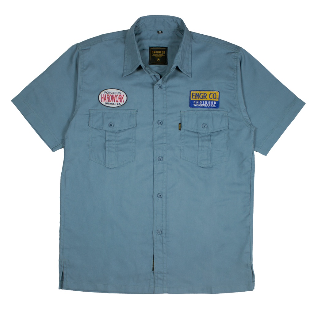 Workshirt - SERI KEMEJA PENDEK / Baju Kerja Lapangan Unisex by ENGINEER