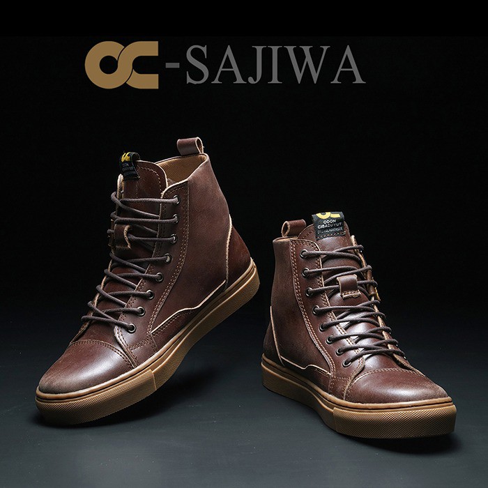 SEPATU BOOT FULL KULIT OC-SAJIWA