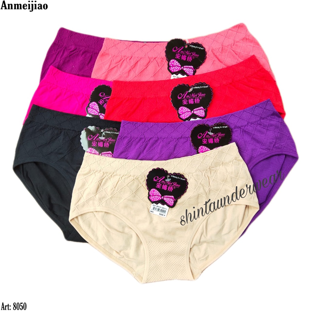 Celana Dalam Wanita Dewasa Stretch - CD Rajut Wanita ANMEIJIAO 8050