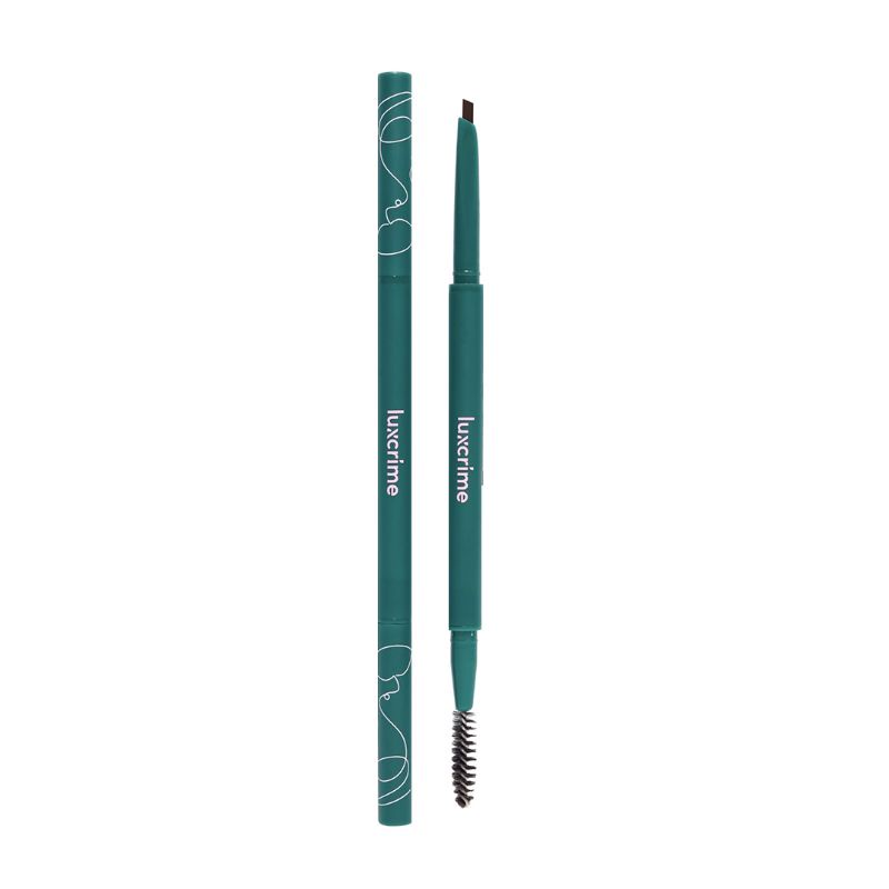 LUXCRIME slim triangle precision brow pencil dark brown