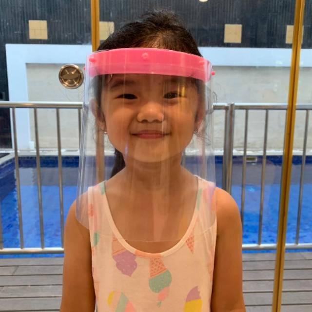 Faceshield import Updown Antifog / faceshield naik turun dewasa dan anak