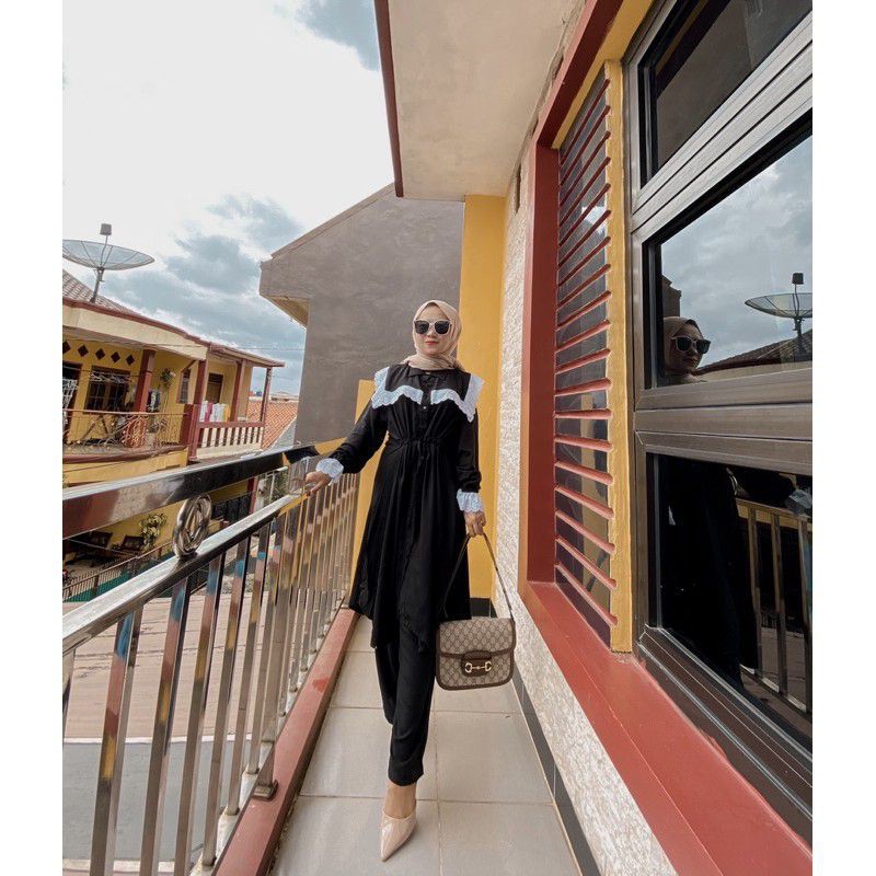 One set Renda Brukat tunik Zaliva