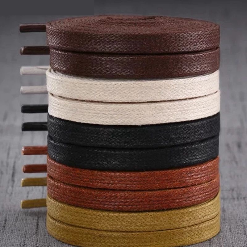 (per 2pasang 7ribu)tali sepatu(lilin gepeng premium)waxed laces