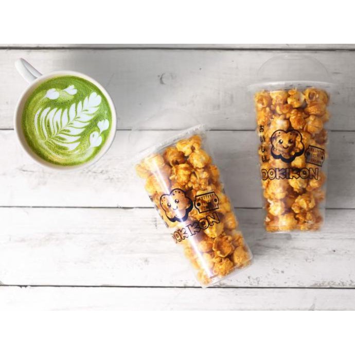 

PROMO PAKET PARTY ANIMAL 12 CUP POPCORN CARAMEL DOKIKON. NETT: @80GRAM.