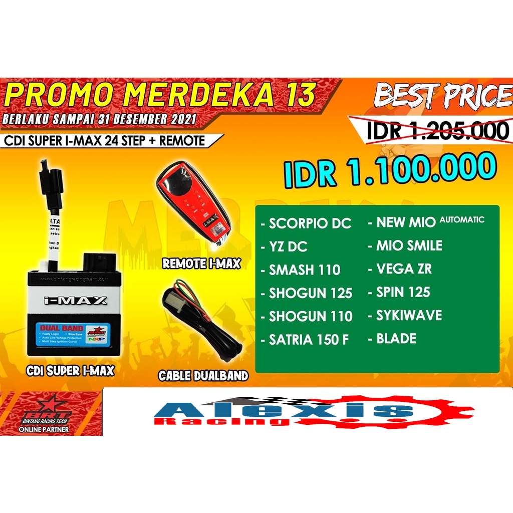 Cdi I-Max IMax Super 24 Step BRT Suzuki Satria F FU 150