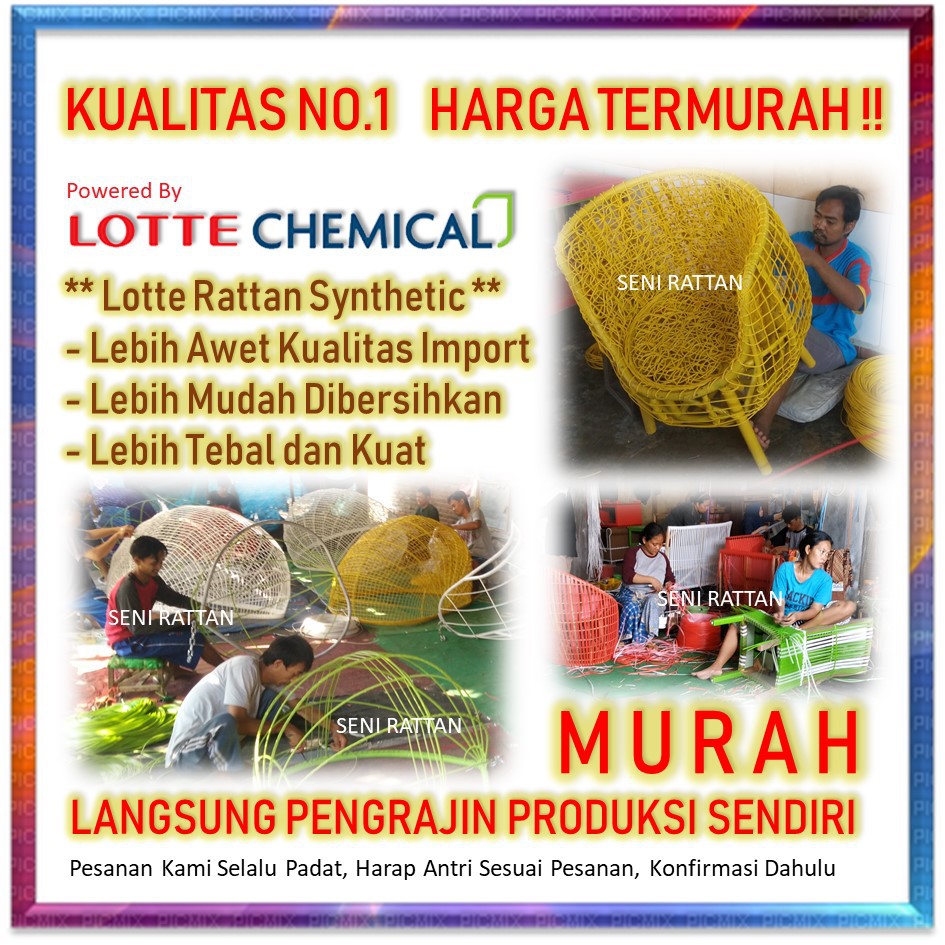 Kursi Teras Brekele Cantik Furniture Rotan Sintetis Full Jok Busa-6