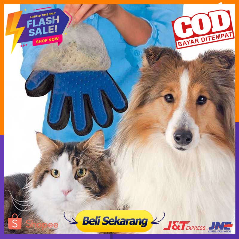 NICREW Sarung Tangan Pijat Grooming Anjing - CWST1