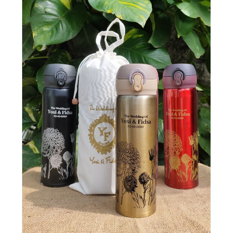 Botol Termos stainless Souvenir custom sablon