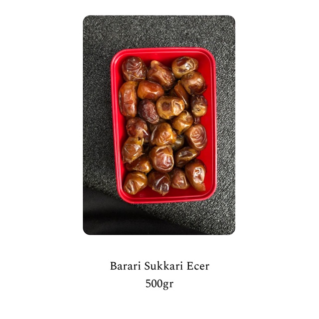 

Barari Premium Sukkari Ecer 500gr